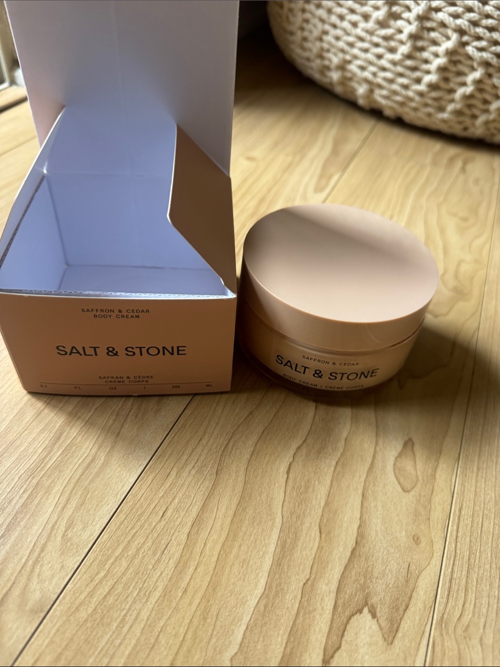 Salt & Stone Saffron & Cedar Body Cream